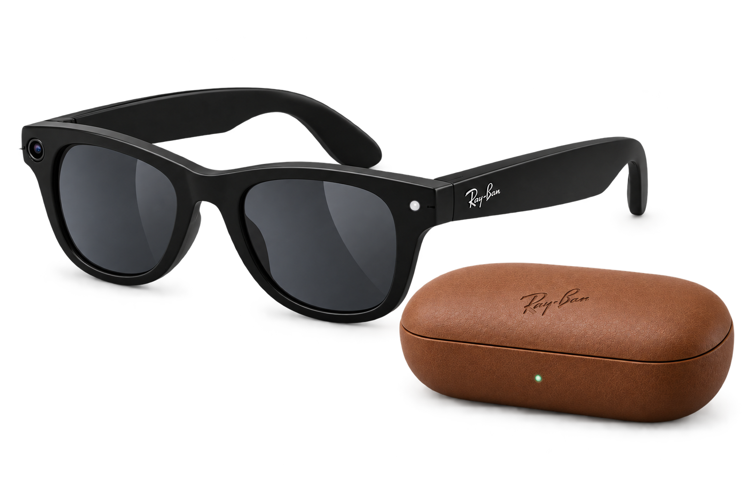 Lunettes Ray-Ban Meta et boîtier de recharge